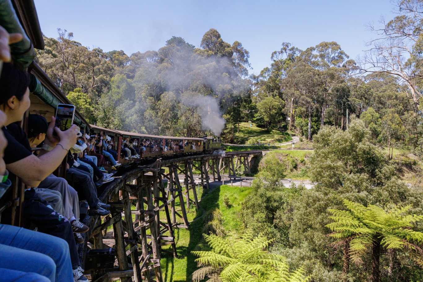 普芬比利蒸汽小火车 Puffing Billy Steam Train